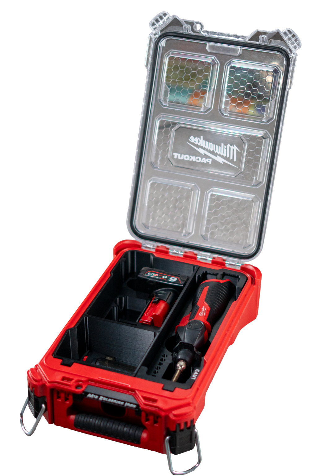 PACKOUT™ Compact Organiser (48228435) M12 Soldering Iron Inserts (Dual Battery)
