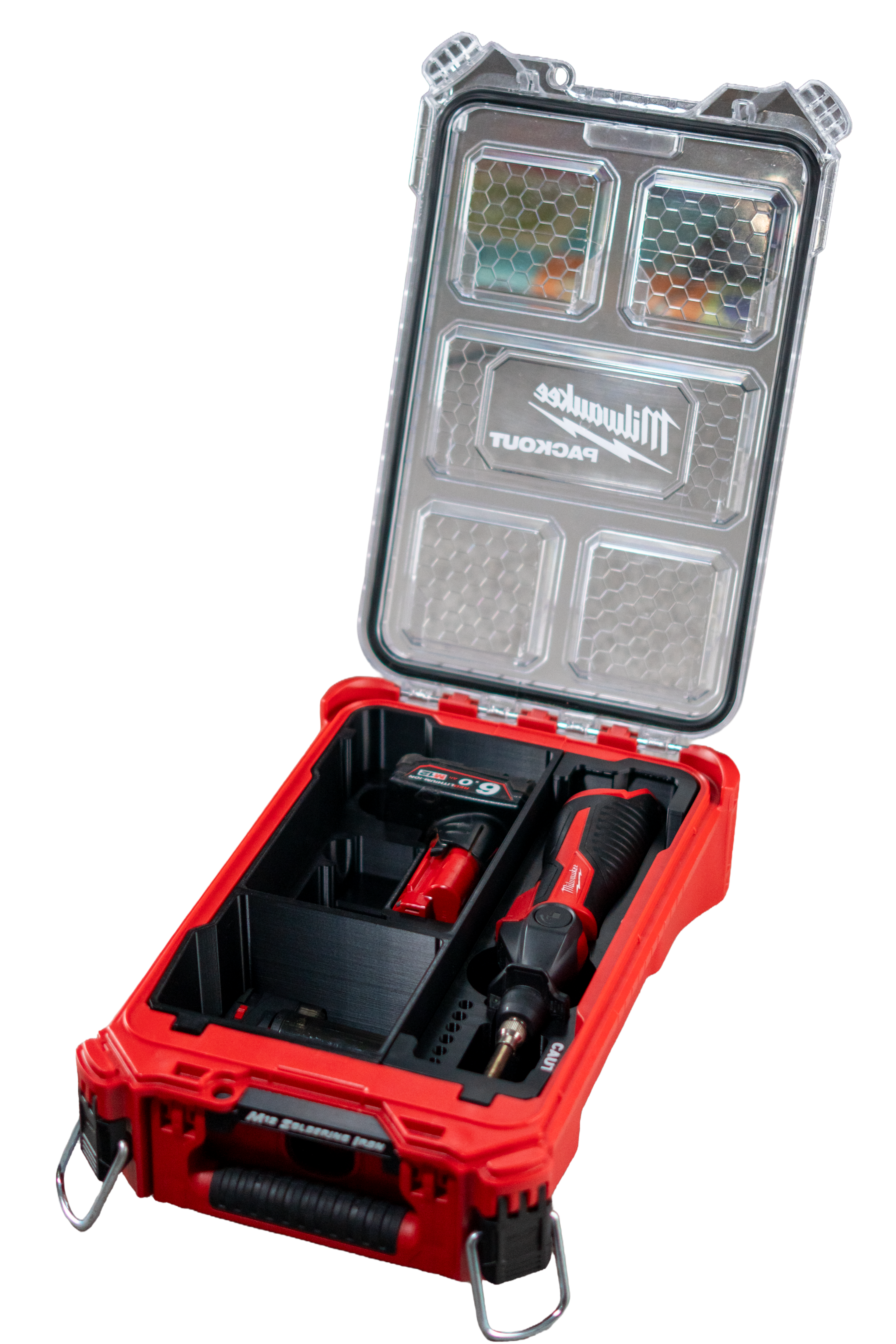 PACKOUT™ Compact Organiser (48228435) M12 Soldering Iron Inserts (Dual Battery)
